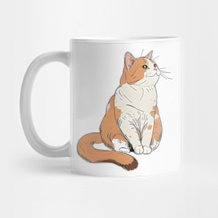 Cat Thinking About Life - Funny Cats Mug